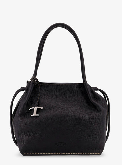 Tod's Leather Shoulder Bag Uni Nero