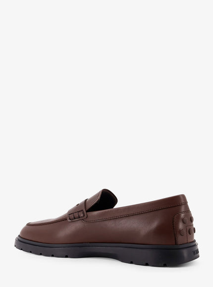 Tod's Ibrido Leather Loafers