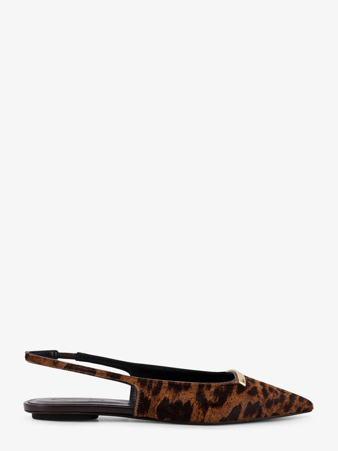 Tod's Ponyskin Ballerinas Cammello Chiaro