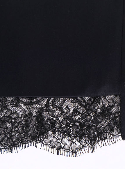 Tom Ford Silk Skirt With Lace Inserts