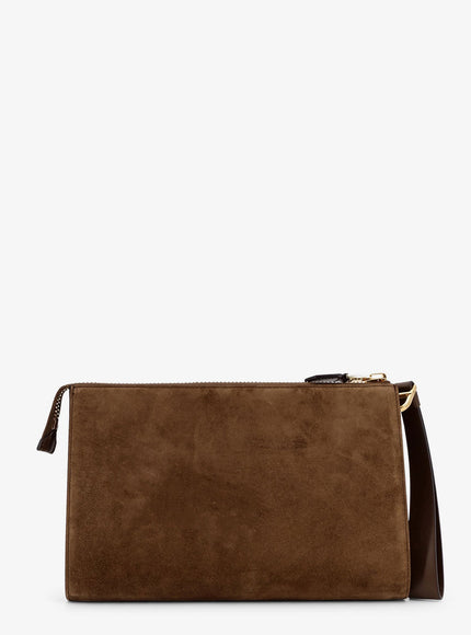 Tom Ford Crocodile-Print Leather Clutch Bag