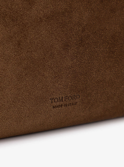 Tom Ford Crocodile-Print Leather Clutch Bag