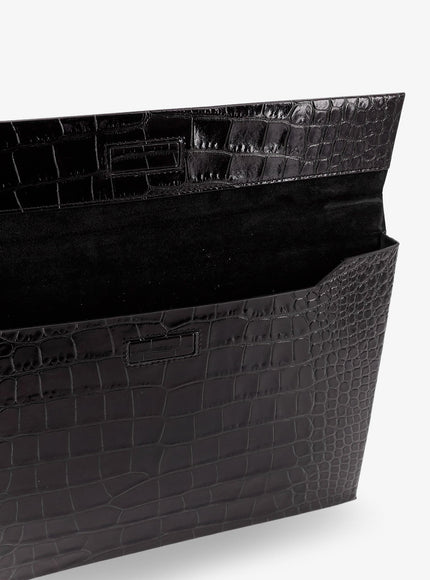 Tom Ford Crocodile-Print Leather Document Holder