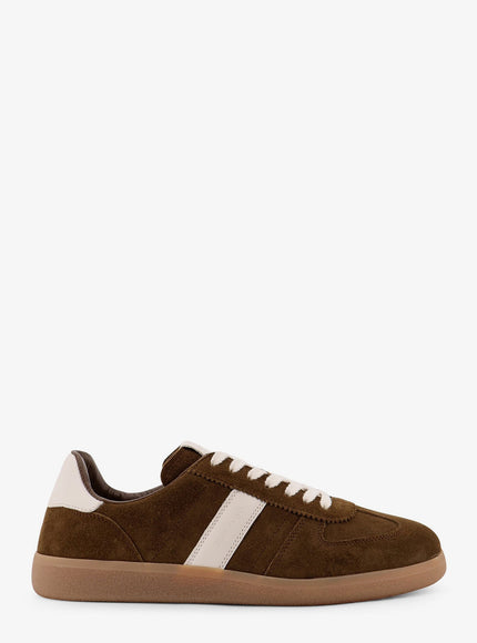 Tom Ford Low-Top Suede Sneakers Walnut Amber