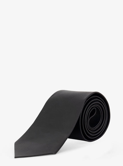 Tom Ford Leather Tie Uni Black
