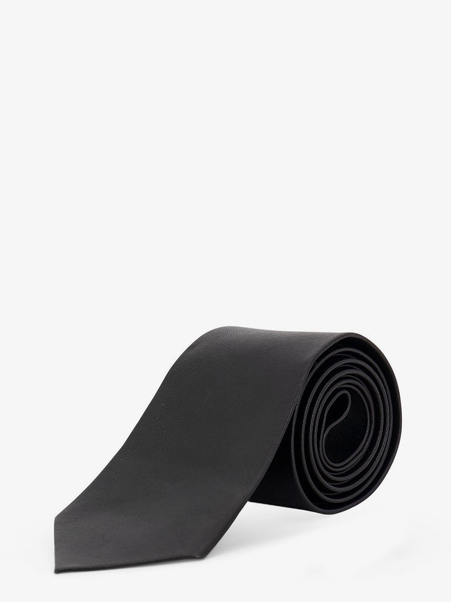Tom Ford Leather Tie Uni Black