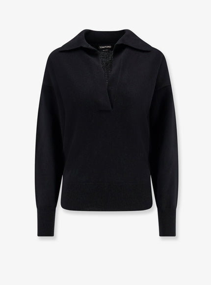 Tom Ford Cashmere Polo Shirt/Sweater Black