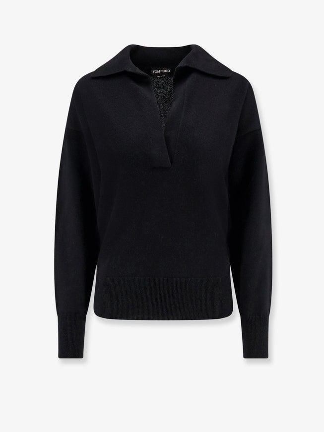 Tom Ford Cashmere Polo Shirt/Sweater Black