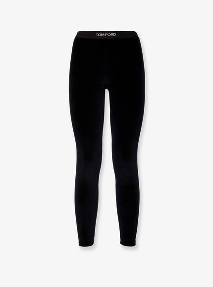 Tom Ford Velvet Leggings Midnight Blue