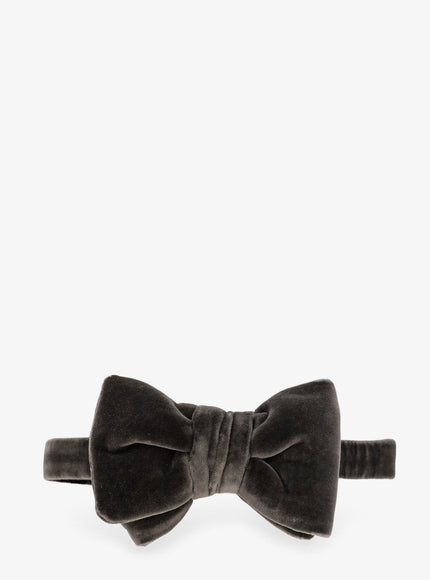 Tom Ford Silk Bowtie Uni Grey