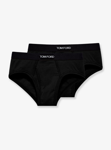 Tom Ford Bipack Brief Stretch Cotton Slip Black