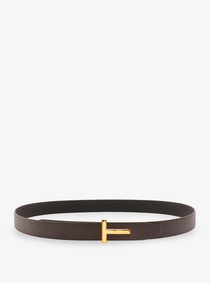 Tom Ford Reversible Leather Belt Brown Black