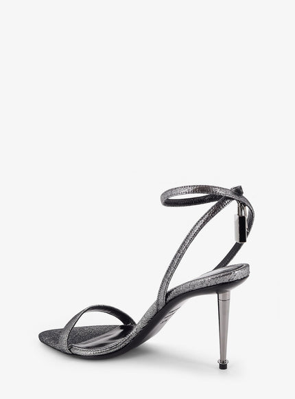 Tom Ford Laminated Heeled Sandals With Laminated Effect