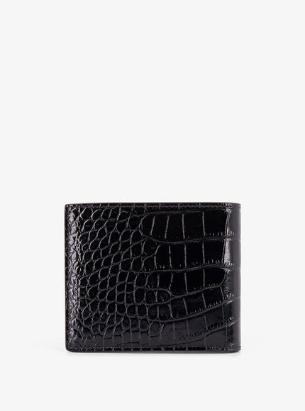 Tom Ford Crocodile-Print Leather Wallet