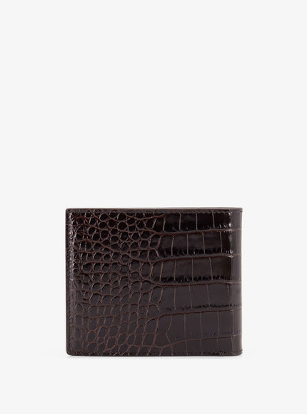 Tom Ford Crocodile-Print Leather Wallet