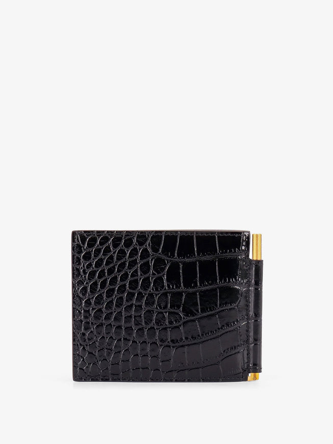 Tom Ford Crocodile-Print Leather Wallet