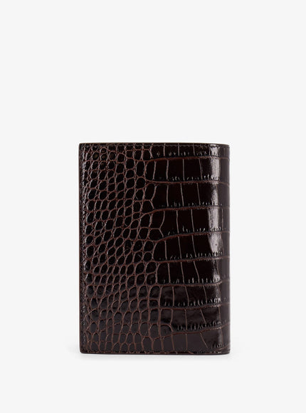 Tom Ford Crocodile-Print Leather Wallet