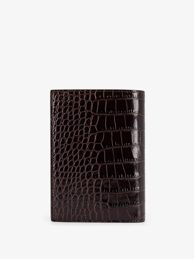 Tom Ford Crocodile-Print Leather Wallet