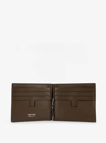 Tom Ford Leather Wallet With Croco Effect