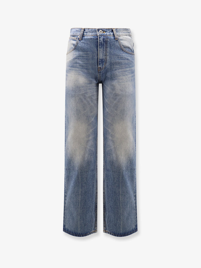 Tonywack Flared Leg Jeans Blu