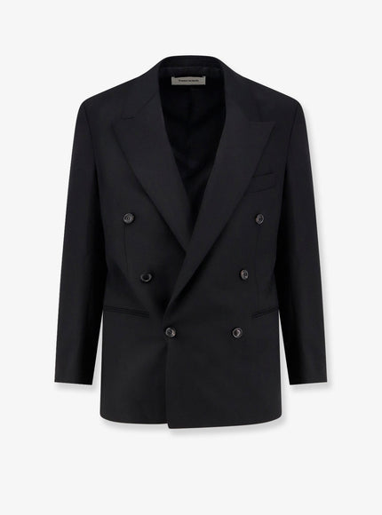 Tonywack Tailored Wool Blend Blazer Nero