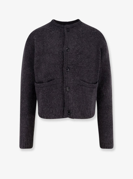 Tonywack Jacquard Alpaca Cardigan Grigio