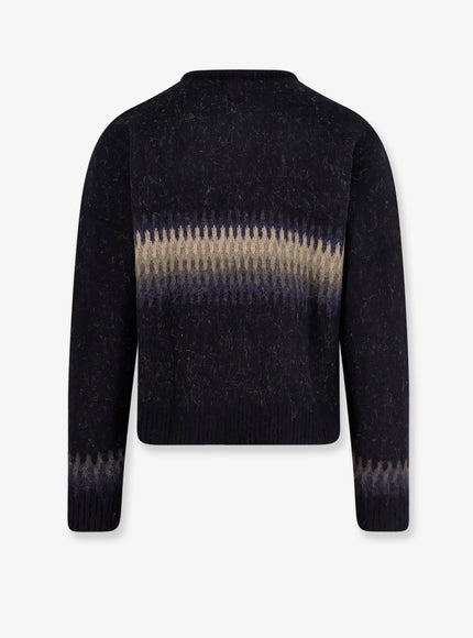 Tonywack Jacquard Alpaca Cardigan