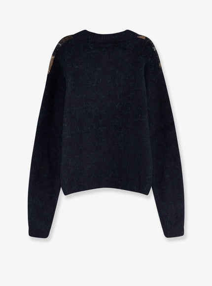 Tonywack Diamond Pattern Alpaca Blend Cardigan