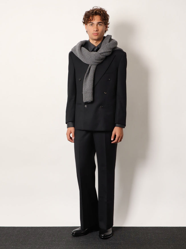 Tonywack Ribbed Wool And Cotton Cardigan