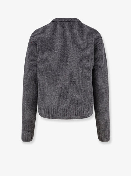 Tonywack Ribbed Wool And Cotton Cardigan