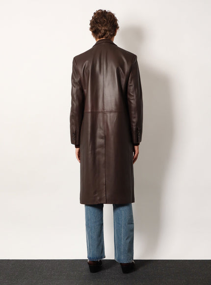 Tonywack Unisex Leather Coat