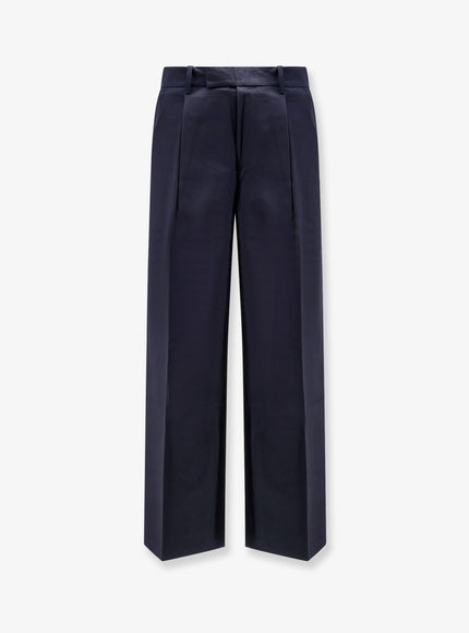 Tonywack Unisex Cotton Trousers Blu