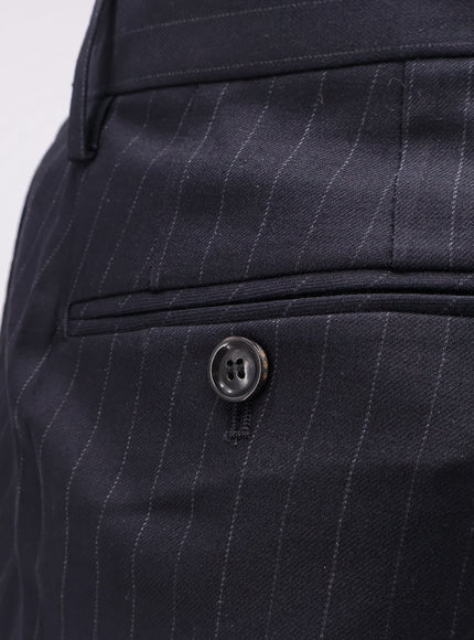 Tonywack Wool Blend Pinstriped Trousers