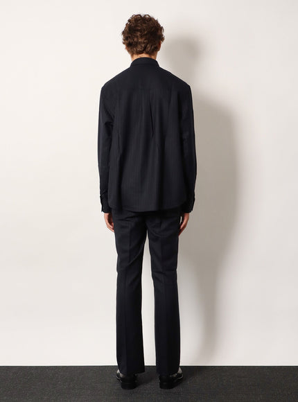 Tonywack Wool Blend Striped Shirt