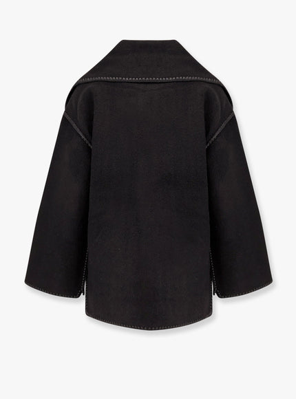 Toteme Embroidered Scarf Wool Blend Jacket