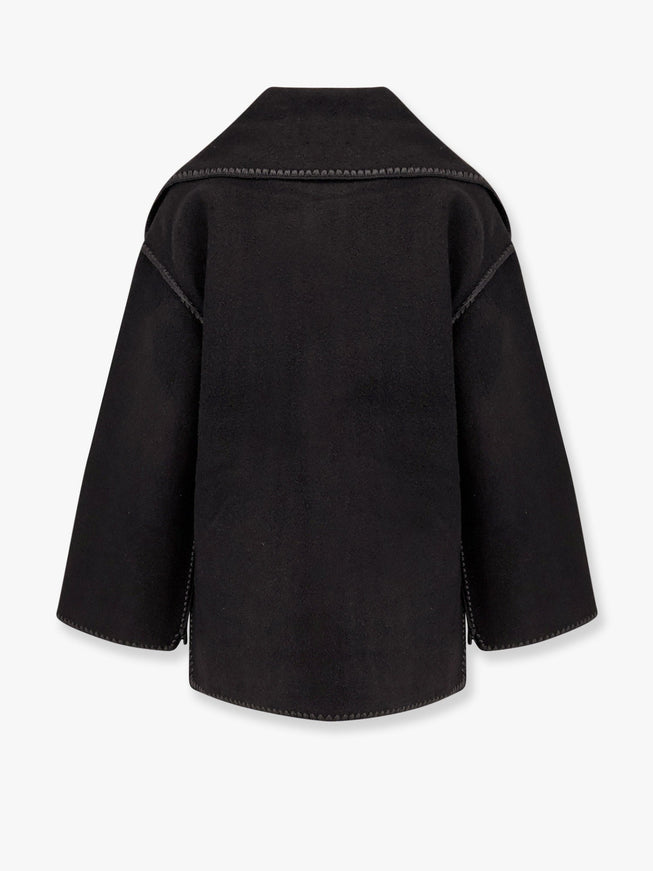 Toteme Embroidered Scarf Wool Blend Jacket