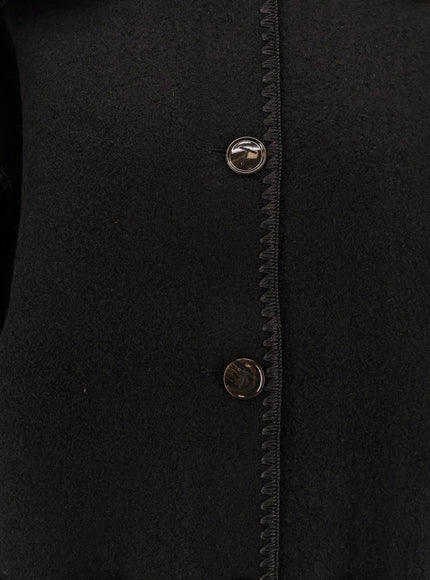 Toteme Embroidered Scarf Wool Blend Jacket