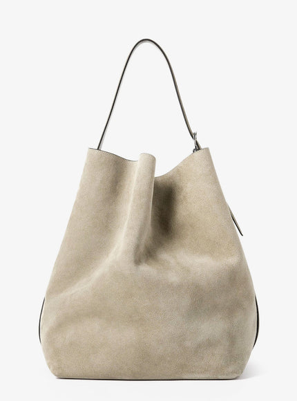 Toteme Suede Belted Tote Shoulder Bag