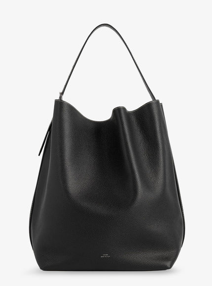 Toteme Suede Belted Tote Shoulder Bag Uni Black