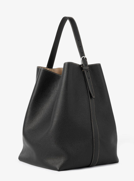 Toteme Suede Belted Tote Shoulder Bag