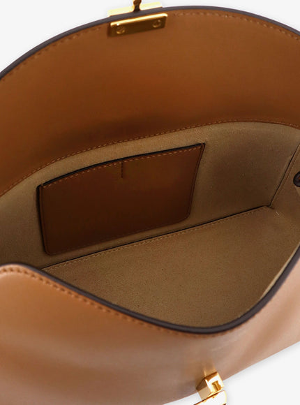 Toteme T-Lock Clutch Leather Shoulder Bag