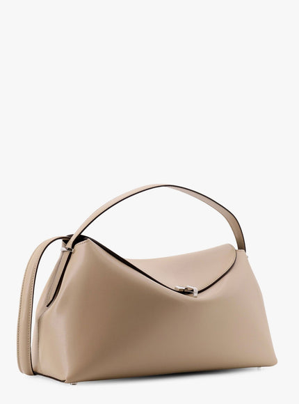 Toteme T-Lock Leather Shoulder Bag