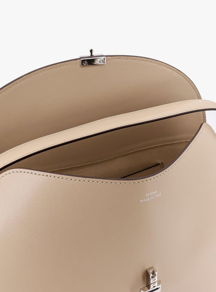 Toteme T-Lock Leather Shoulder Bag