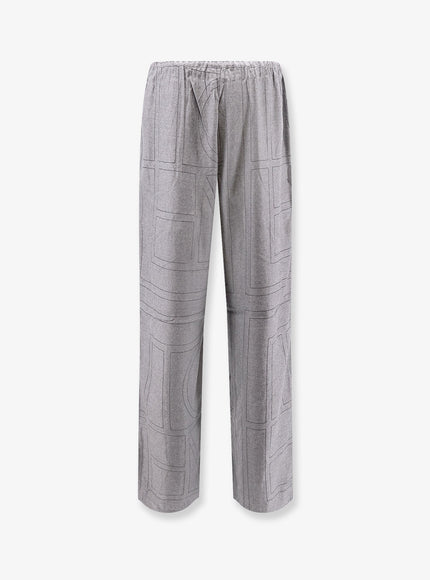 Toteme Monogram Flannel Trousers
