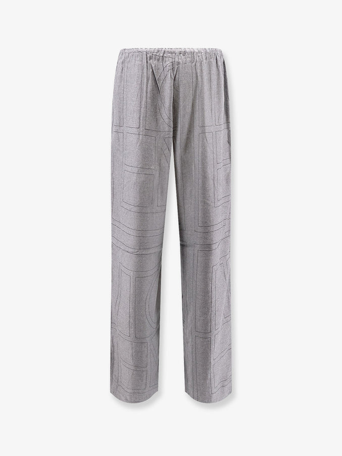 Toteme Monogram Flannel Trousers