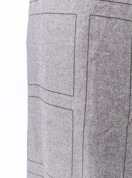 Toteme Monogram Flannel Trousers