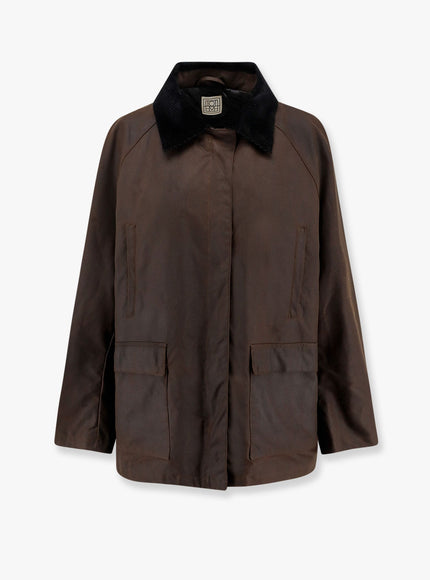 Toteme Country Organic Cotton Jacket 34 Bark