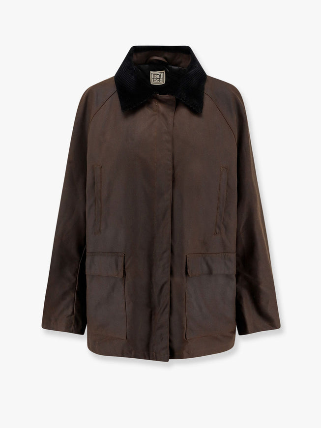 Toteme Country Organic Cotton Jacket 34 Bark