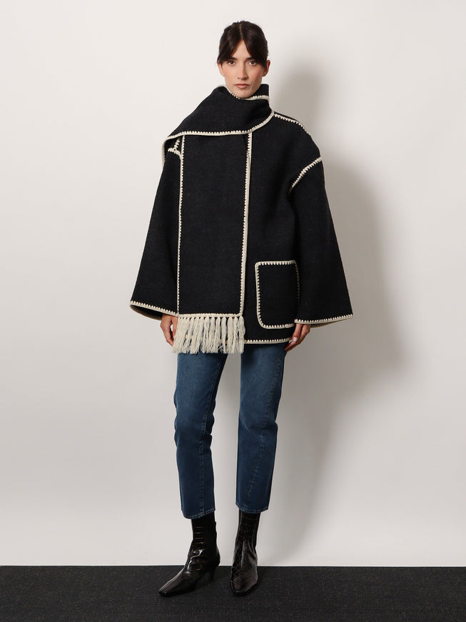 Toteme Wool Blend Emboidered Jacket