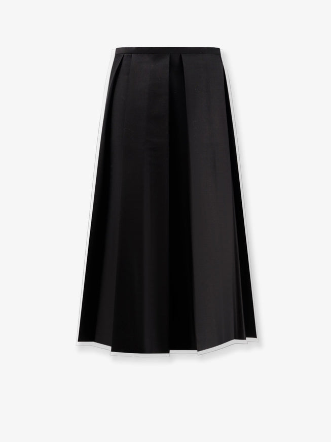 Toteme Wool And Silk Midi Dress Black